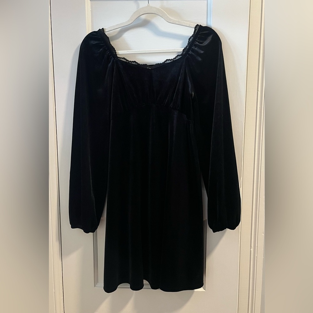 GAP Kids Formal Dress - Black Velvet Size XXL (14-16)
